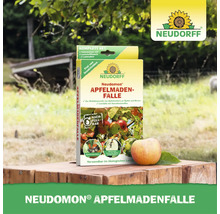 Neudorff Neudomon Apfelmadenfalle zur Befallskontrolle von Apfelwicklern an Äpfeln und Birnen ohne Insektizide inklusive Lockstoff und Leimtafeln