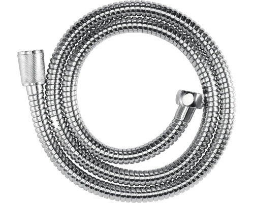 Flexibler Duschschlauch aus Metall mit zwei Anschlussstücken