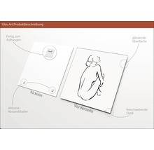 Glasbild Figure Lines V 20x20 cm-thumb-2 Glasbild Figure Lines V 20x20 cm-thumb-2