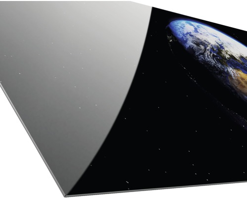 Herdabdeckplatte mit Erdmotiv