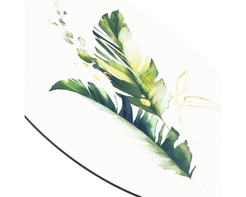 Abbildung von tropischen Blättern