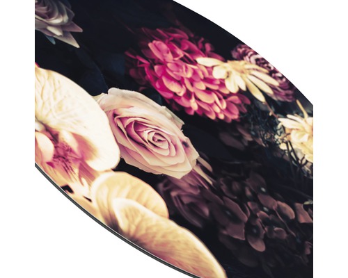 Dekorplatte mit Blumenmuster