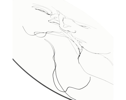 Abstrakte Bleistiftzeichnung auf Papier