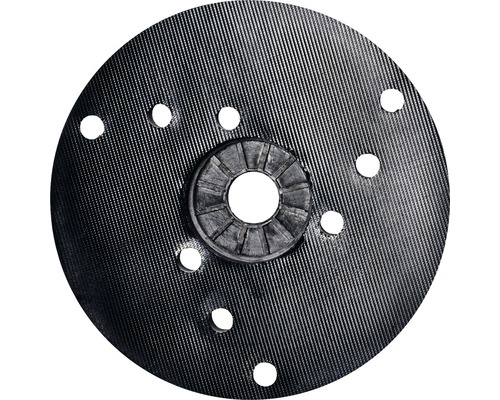 Schleifteller mit Aufnahmelöchern