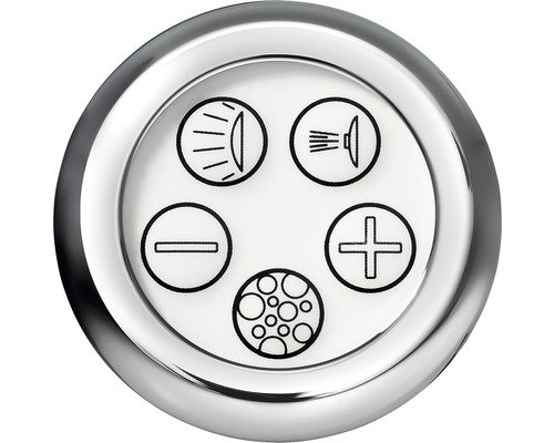 Symbol für verschiedene Duschfunktionen