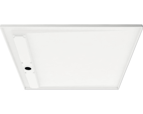 Rechteckige Duschwanne mit Ablauf