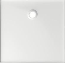 Quadratische Duschwanne mit Ablauf
