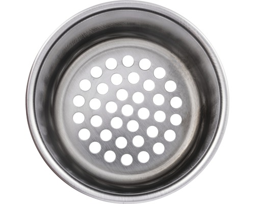 Edelstahl-Aufsatzsieb mit Löchern