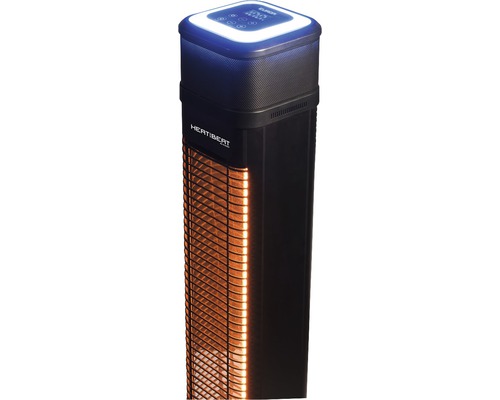 Heizstrahler mit Bedienfeld und Heizelement