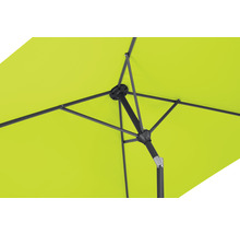 Detailansicht eines Sonnenschirms mit Streben