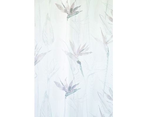 Gardine mit Blumenmuster