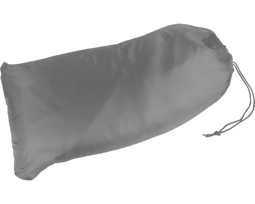 Schwarzer Stoffbeutel mit Kordelzug