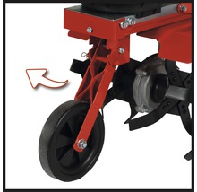 Detailansicht eines Gartenfräse-Rads