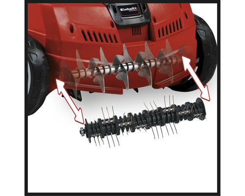 Einhell Vertikutierer und Lüfter Walzen austauschbar