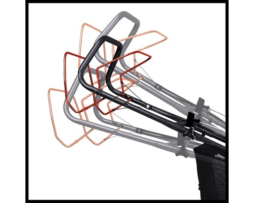 Griffverstellung eines Rasenmähers