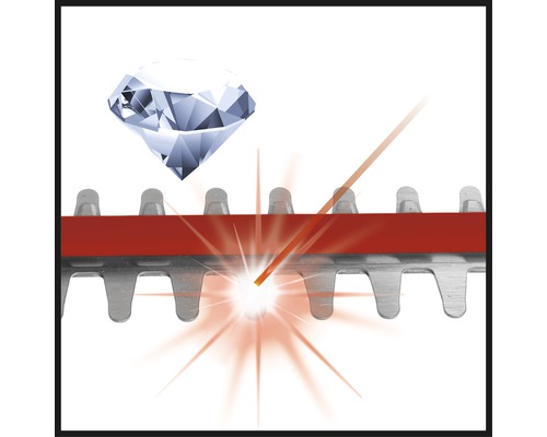 Symbolbild: Heckenschneider mit Diamantschliff