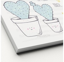 Illustration von zwei Kaktuspflanzen in Töpfen