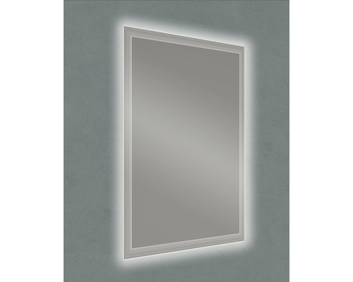Rechteckiger Spiegel mit LED-Beleuchtung