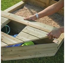 Sandkasten mit Deckel und Stauraum für Spielzeug