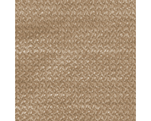 Nahaufnahme eines beigen Sonnenschutznetzes