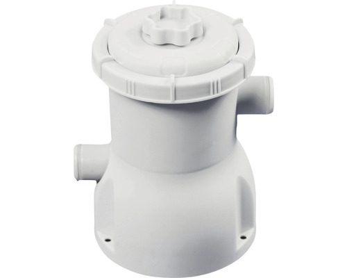 Weißer Poolskimmer aus Kunststoff