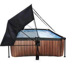 Aufstellpool mit Sonnenschutz