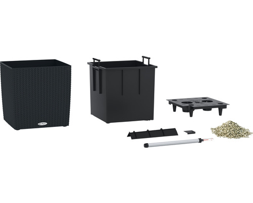 Pflanzgefäß mit Bewässerungssystem und Zubehör