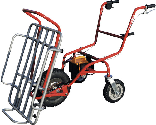 Elektrische Sackkarre mit klappbarer Ladefläche