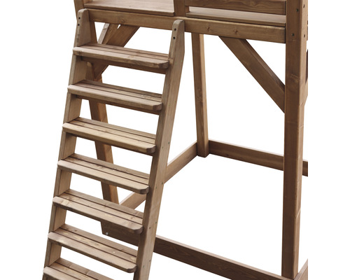 Holzleiter für ein Spielhaus