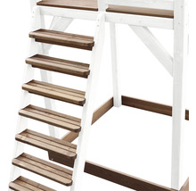 Leiter aus Holz für Spielturm