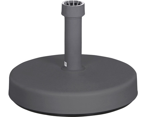 Schirmständer aus Beton mit Einfüllrohr