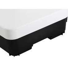 Detailansicht einer Transportbox aus Kunststoff