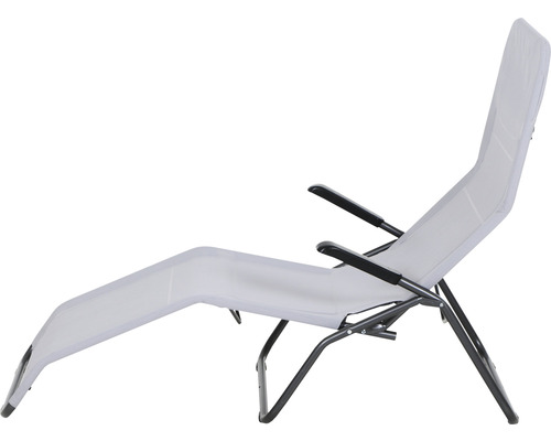 Gartensessel mit verstellbarer Rückenlehne und Armlehnen