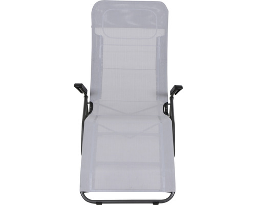 Liegestuhl mit verstellbarer Rückenlehne und Armlehnen