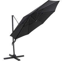 Freiarm-Sonnenschirm mit Fußkreuz für den Garten