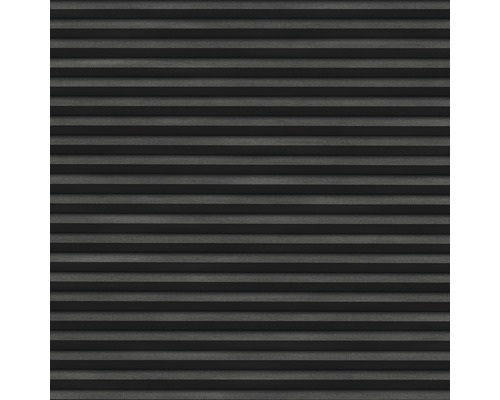 Nahaufnahme einer horizontalen, plissierten Fensterjalousie