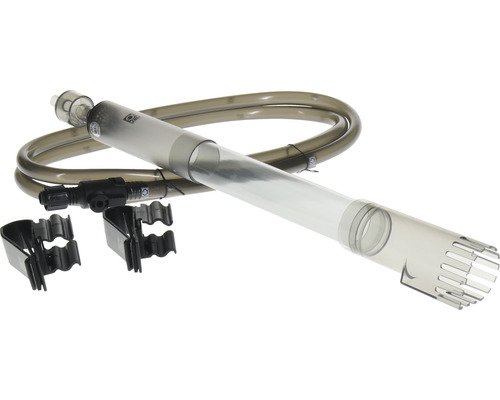 Aquariumreiniger mit Schlauch und Klemmen