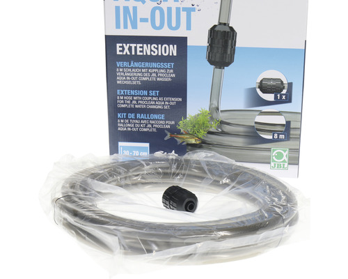 JBL Aqua In-Out Verlängerungsset mit acht Meter Schlauch und Kupplung