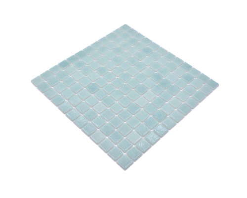 Glasmosaik VP503PAT 31,6x31,6 cm für Poolbau grün matt Mosaikfliese aus Keramik, quadratisch