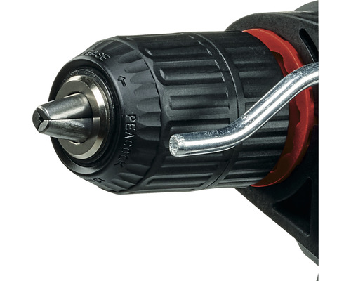 Nahaufnahme einer Bohrmaschine mit Bohrfutter