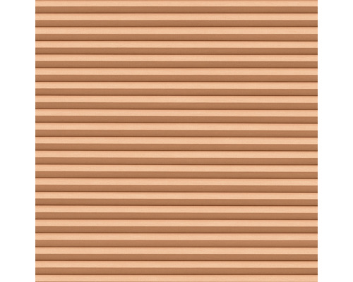 Nahaufnahme einer gefalteten Jalousie zur Fensterdekoration