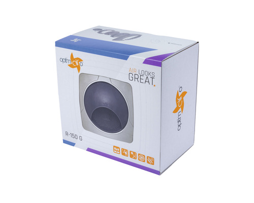 Verpackung des OptimAIRo R-150 G Lüftungsgeräts