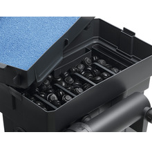 Teichfilter mit Filtermedien für die Teichreinigung
