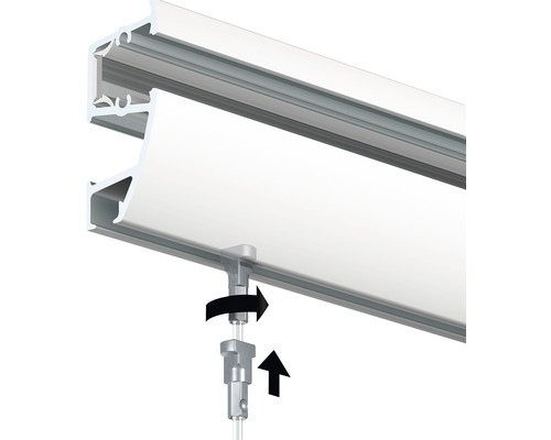 Aluminiumprofil mit Montageanleitung