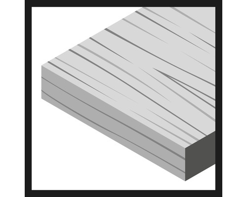 Illustration einer Holzplatte