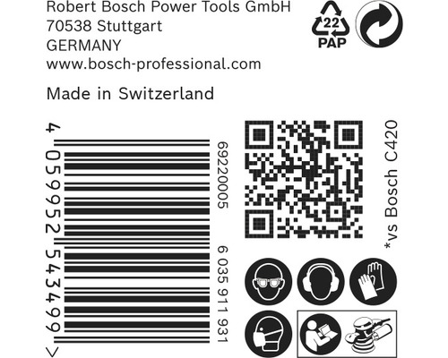 Produktinformationen und Sicherheitsvorkehrungen von Bosch