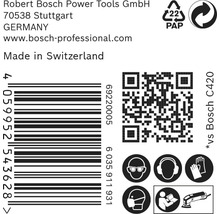 Schleifblatt für Deltaschleifer Bosch Expert for Wood and Paint, 93x93x93 mm, Korn 40, 6-Loch, 50 Stück-thumb-3