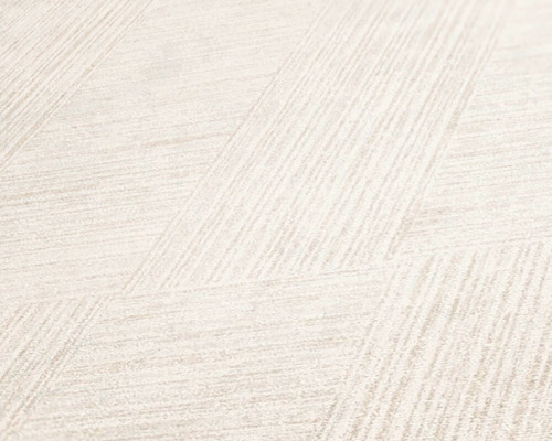 Nahaufnahme eines hellen Vinylbodens mit Fischgrätenmuster