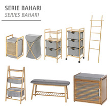 Bahari Serie Möbel aus Bambus für Badezimmer und Wohnraum