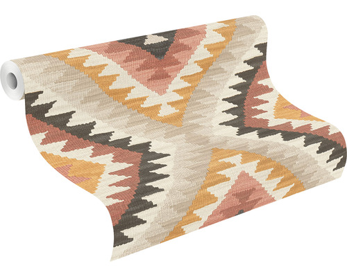 Tapetenrolle mit geometrischem Muster